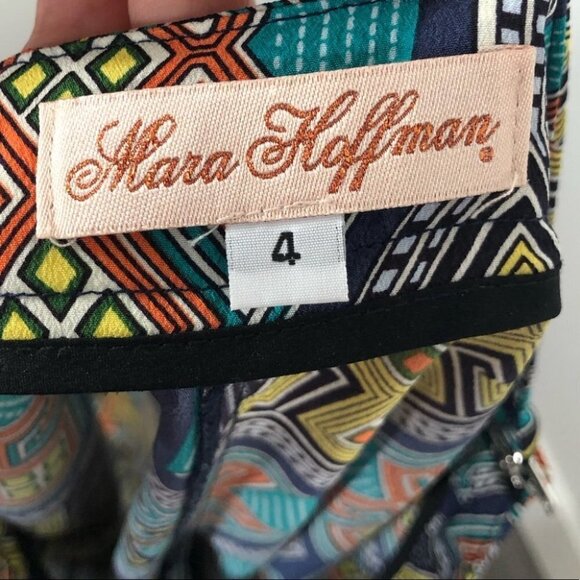 Mara Hoffman Lightweight  Bold Pattern Pants Size 4 - Picture 6 of 9